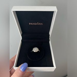 RETIRED Authentic Pandora signature ring size 6